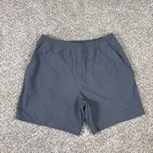 Hill City Athletic Shorts Mens Medium Gray Heathered 6 Inch Inseam